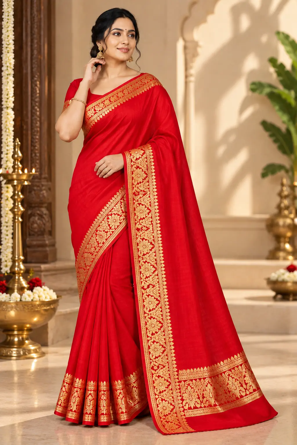 Kanchipuram Style Saree