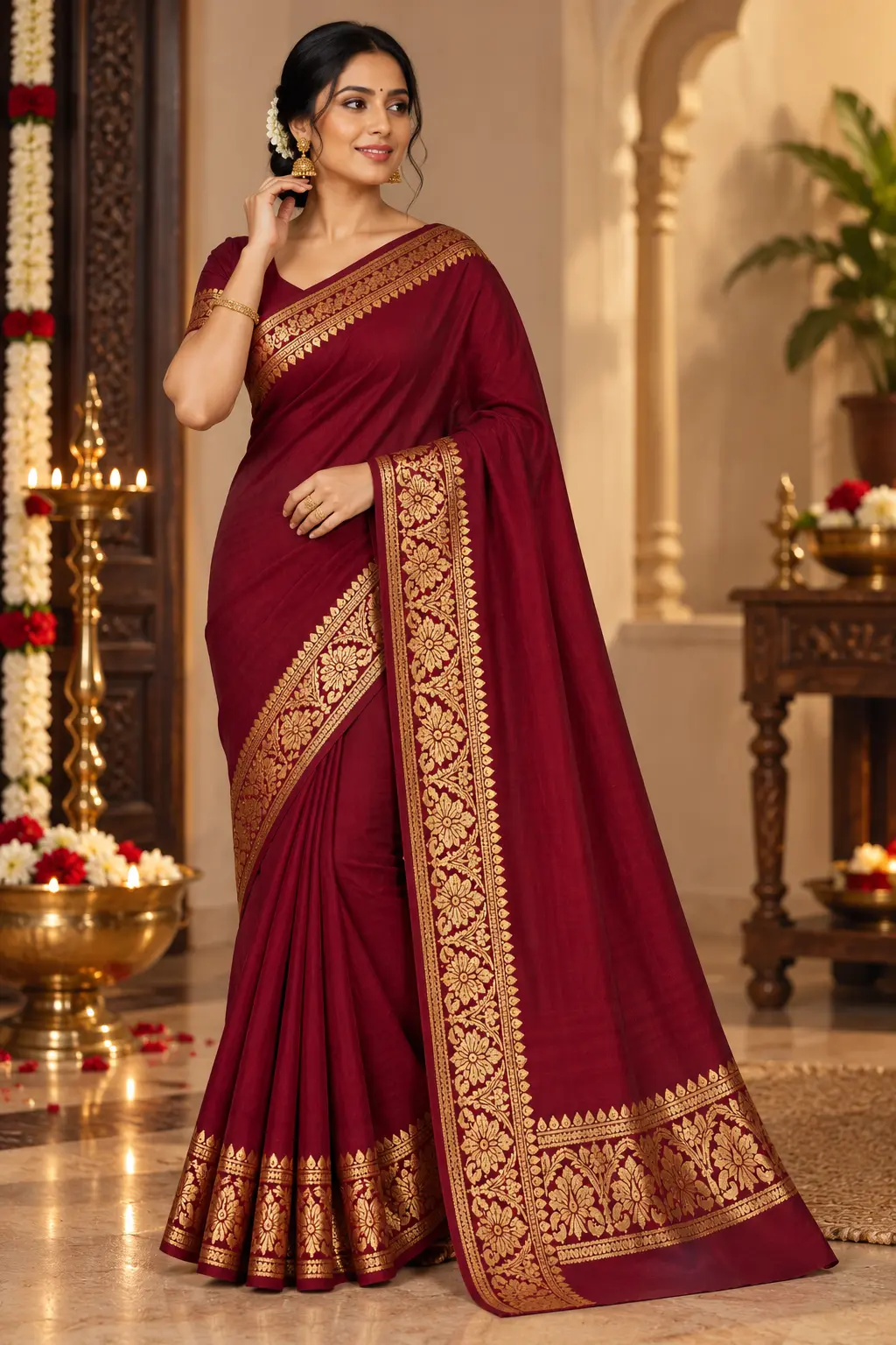 Crepe Silk Saree