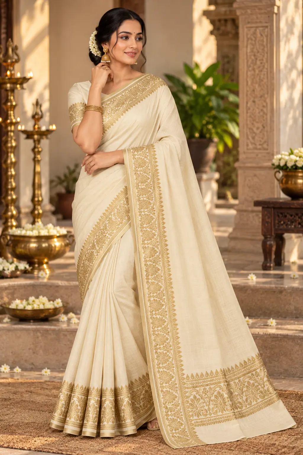 Printed Silk Saree